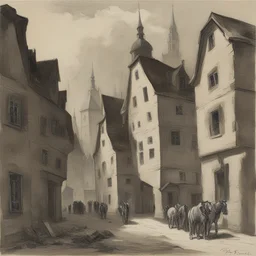a city by Georg Karl Pfahler