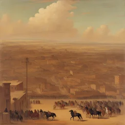 a city by George Catlin