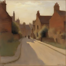 a city by George Clausen
