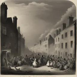 a city by George Cruikshank