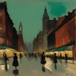 a city by George Luks