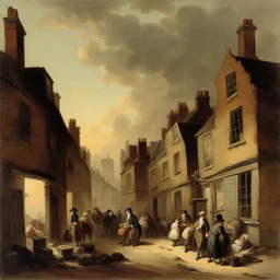 a city by George Morland