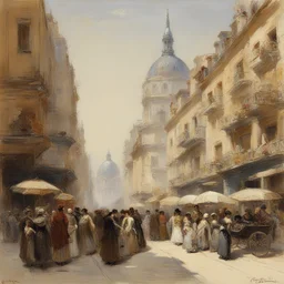 a city by Georges Clairin