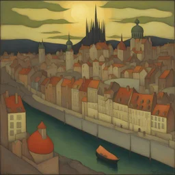 a city by Georges Lacombe