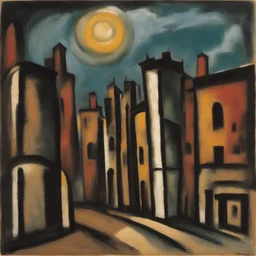 a city by Georges Rouault