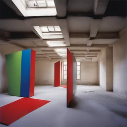 a city by Georges Rousse