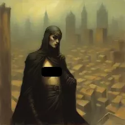 a city by Gerald Brom