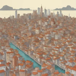 a city by Gerardo Dottori