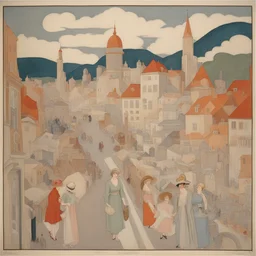 a city by Gerda Wegener
