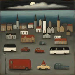 a city by Gertrude Abercrombie