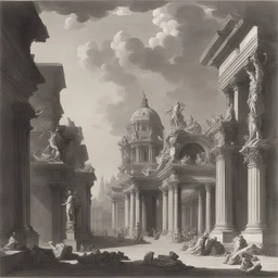 a city by Gian Lorenzo Bernini