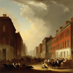 a city by Gilbert Stuart