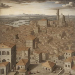 a city by Giorgio Vasari