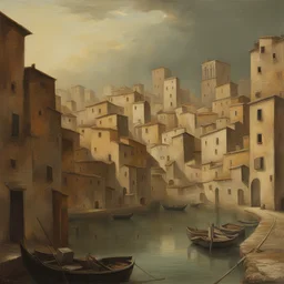 a city by Giovanni (Nino) Costa