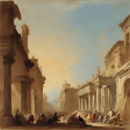 a city by Giovanni Battista Tiepolo