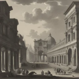 a city by Giovanni Battista Venanzi