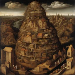 a city by Giuseppe Arcimboldo