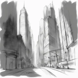 a city by Glen Keane