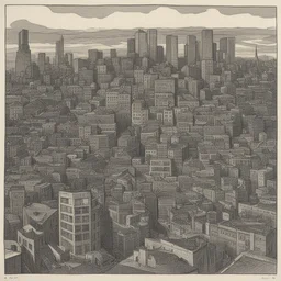 a city by Gordon Browne