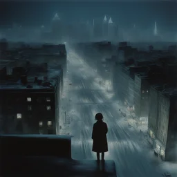 a city by Gottfried Helnwein