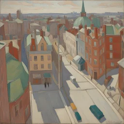 a city by Grace Cossington Smith