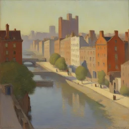 a city by Granville Redmond