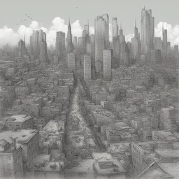 a city by Greg Capullo