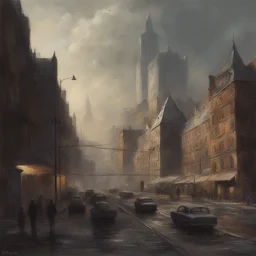 a city by Grzegorz Rosiński