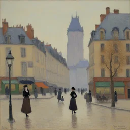 a city by Gustave Loiseau