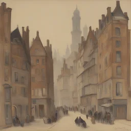 a city by Gustave Van de Woestijne