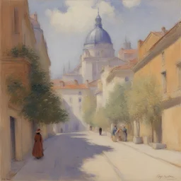 a city by Guy Rose