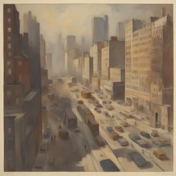 a city by Haddon Sundblom