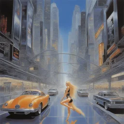 a city by Hajime Sorayama