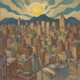 a city by Hale Woodruff