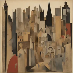 a city by Hannah Hoch
