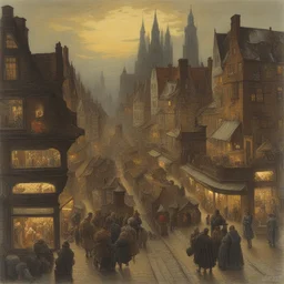 a city by Hans Baluschek