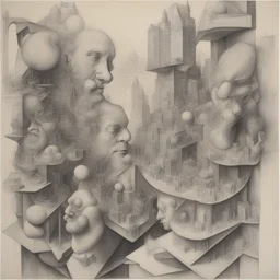 a city by Hans Bellmer