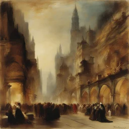 a city by Hans Makart