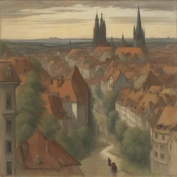 a city by Hans Thoma
