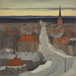 a city by Harald Sohlberg