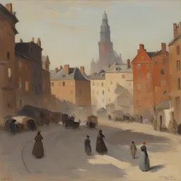 a city by Harriet Backer