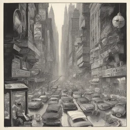 a city by Harvey Kurtzman