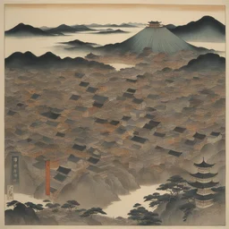 a city by Hashimoto Gahō