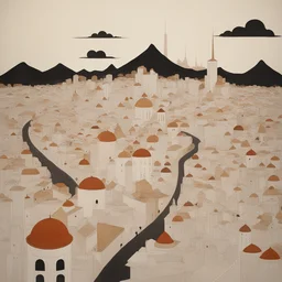 a city by Hayv Kahraman