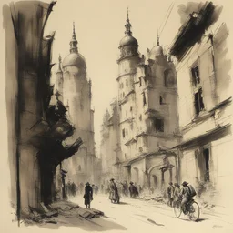 a city by Heinrich Kley