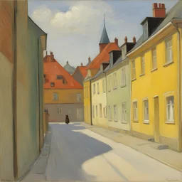 a city by Helga Ancher