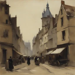a city by Hendrik Weissenbruch