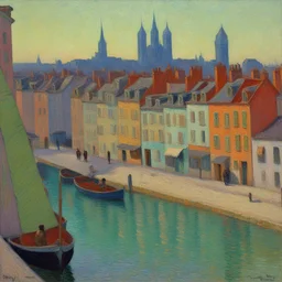 a city by Henry Moret