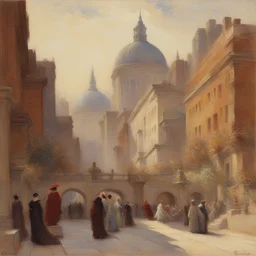 a city by Herbert James Draper
