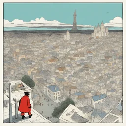 a city by Hergé